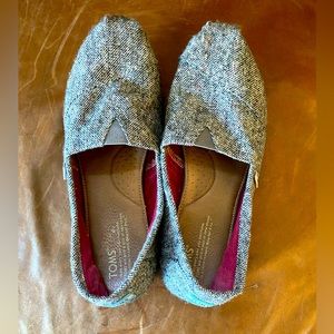 Toms, grey tweed